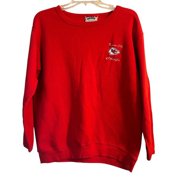 GUC Vintage Riders Sport for Women Kansas City Chiefs Sweatshirt Size Small - Picture 1 of 4